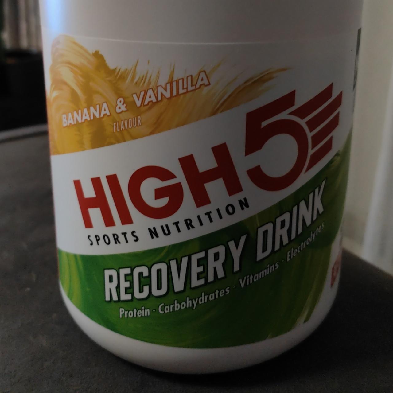 Fotografie - Recovery Drink Banana & Vanilla Flavour High5