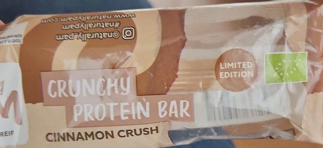 Fotografie - Crunchy protein bar Cinnamon crush Naturally Pam