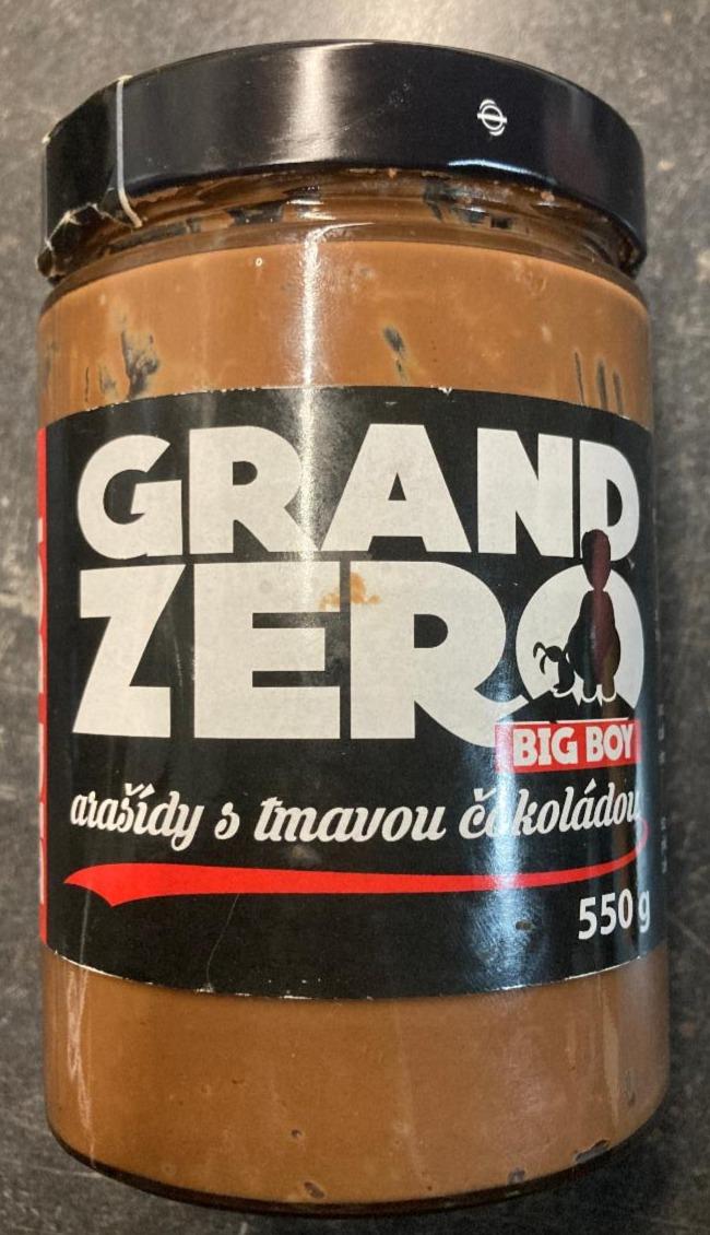 Fotografie - Grand Zero arašídy s tmavou čokoládou Big Boy