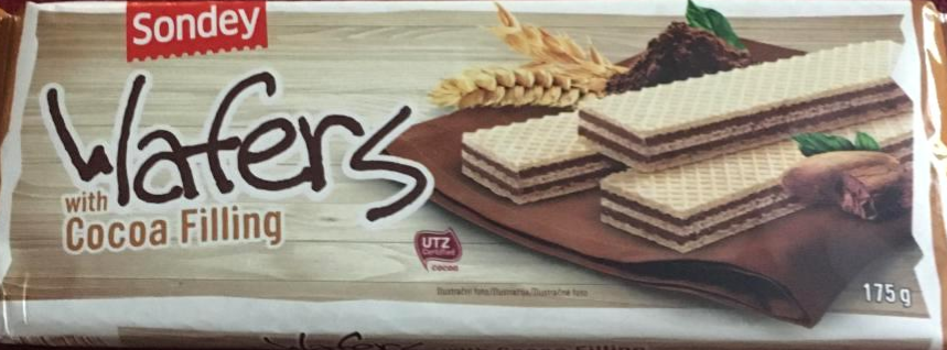 Fotografie - Wafers with cocoa filling Sondey