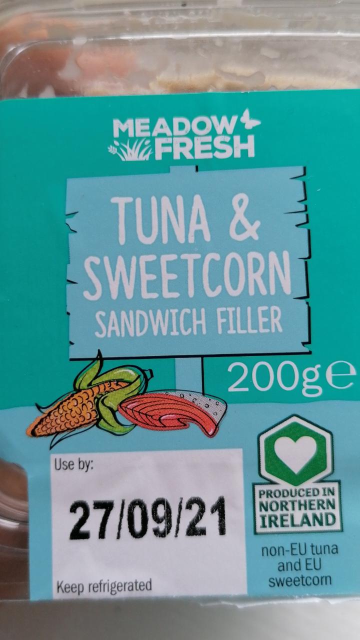 Fotografie - Tuna & Sweetcorn Sandwich Filler Meadow Fresh