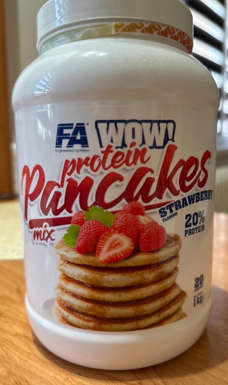 Fotografie - WOW! Protein Pancakes mix strawberry FA