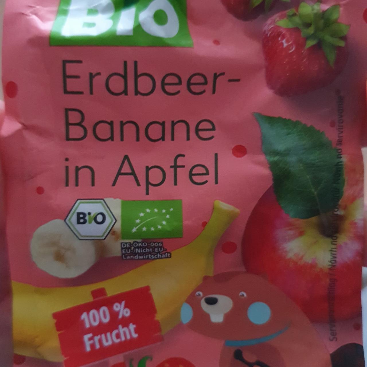 Fotografie - Bio Erdbeer-Banae in Apfel