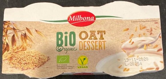 Fotografie - Bio Organic Oat Dessert Milbona