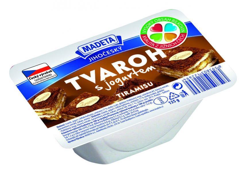 Fotografie - Jihočeský tvaroh s jogurtem tiramisu Madeta