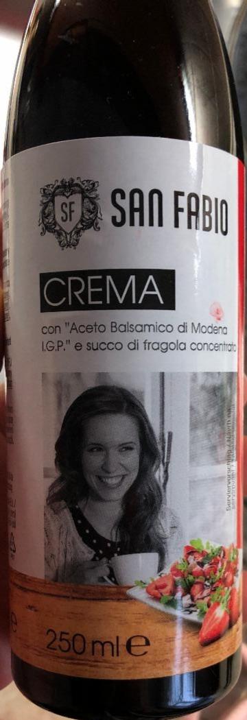 Fotografie - Crema con Aceto Balsamico di Modena fragola San Fabio