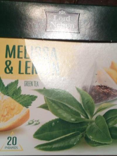 Fotografie - Green tea Mellisa & Lemon Lord Nelson