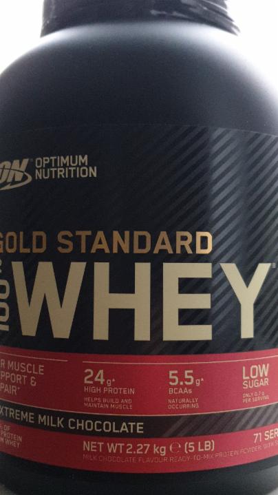 Fotografie - Optimum Nutrition Gold Standard 100% Whey Extreme Milk Chocolate