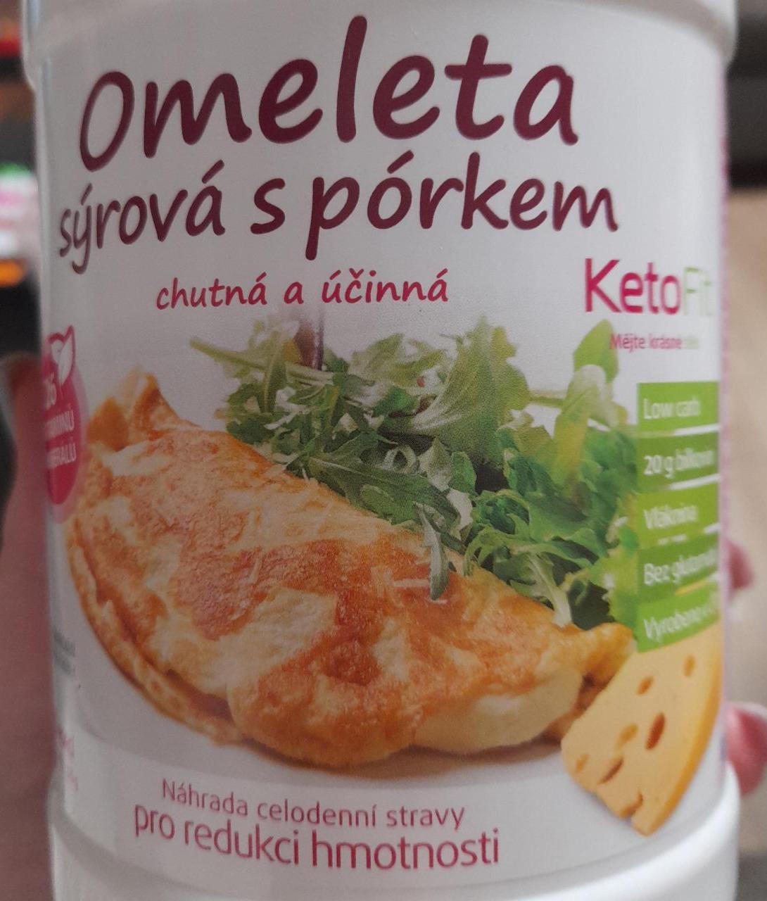 Fotografie - Omeleta sýrová s pórkem KetoFit