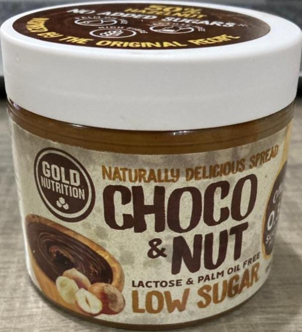 Fotografie - Low Sugar Spread Choco & Nut Gold Nutrition