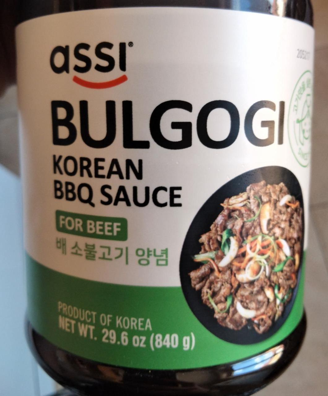 Fotografie - Bulgogi Korean BBQ sauce for beef Assi