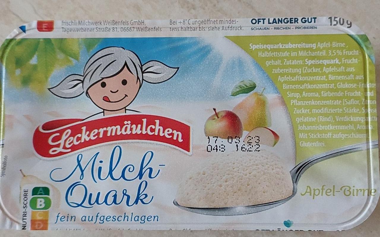 Fotografie - Milch-Quark Apfel-Birne Leckermäulchen