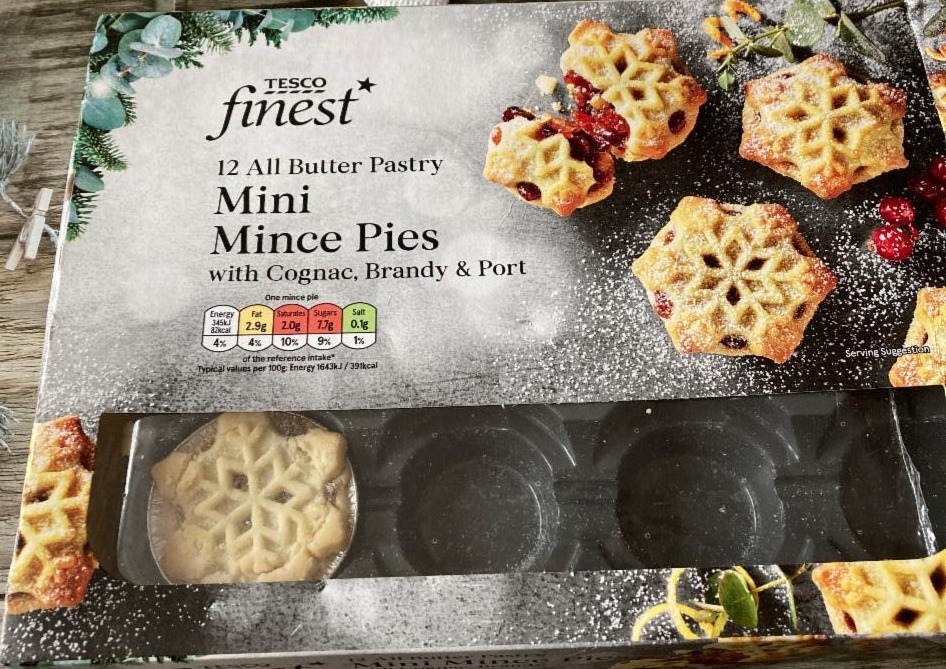 Fotografie - 12 All Butter Pastry Mini Mince Pies Tesco Finest