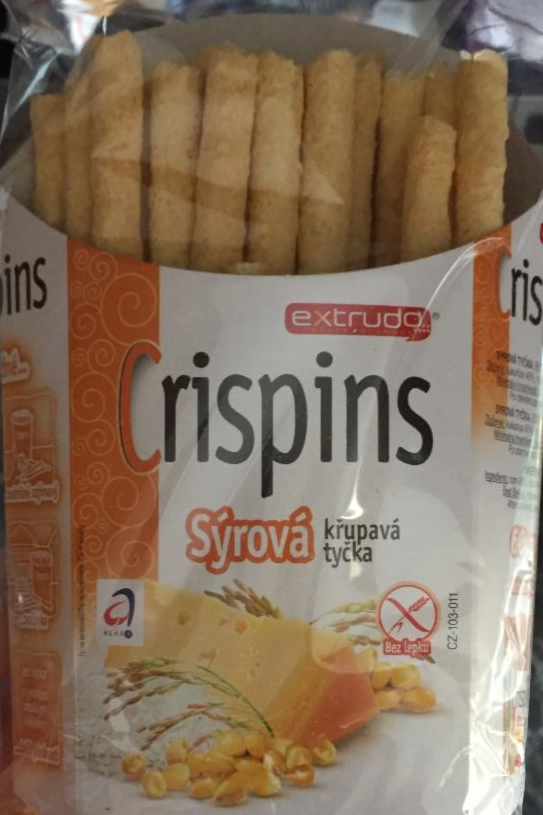 Fotografie - Crispins křupavá tyčinka sýrová Extrudo