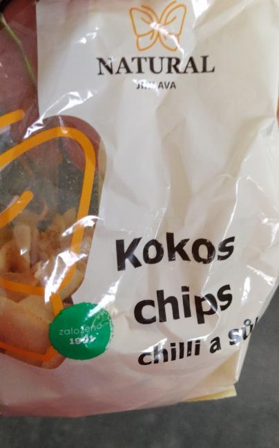 Fotografie - Kokos chips chilli a sůl - Natural
