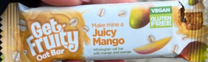 Fotografie - Get fruity oatbar mango Vegan