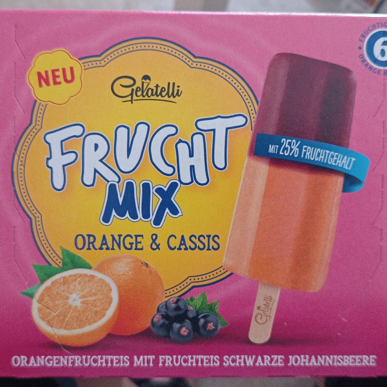 Fotografie - Frucht mix Orange & Cassis Gelatelli