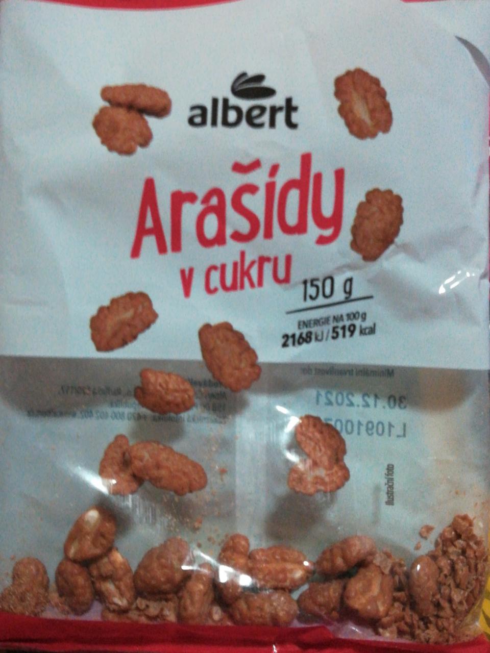 Fotografie - arašídy v cukru Albert