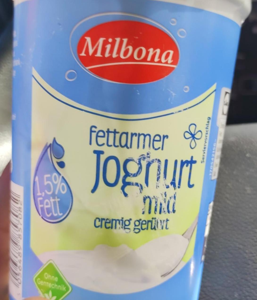 Fotografie - Fettarmer Joghurt mild 1,5% Milbona