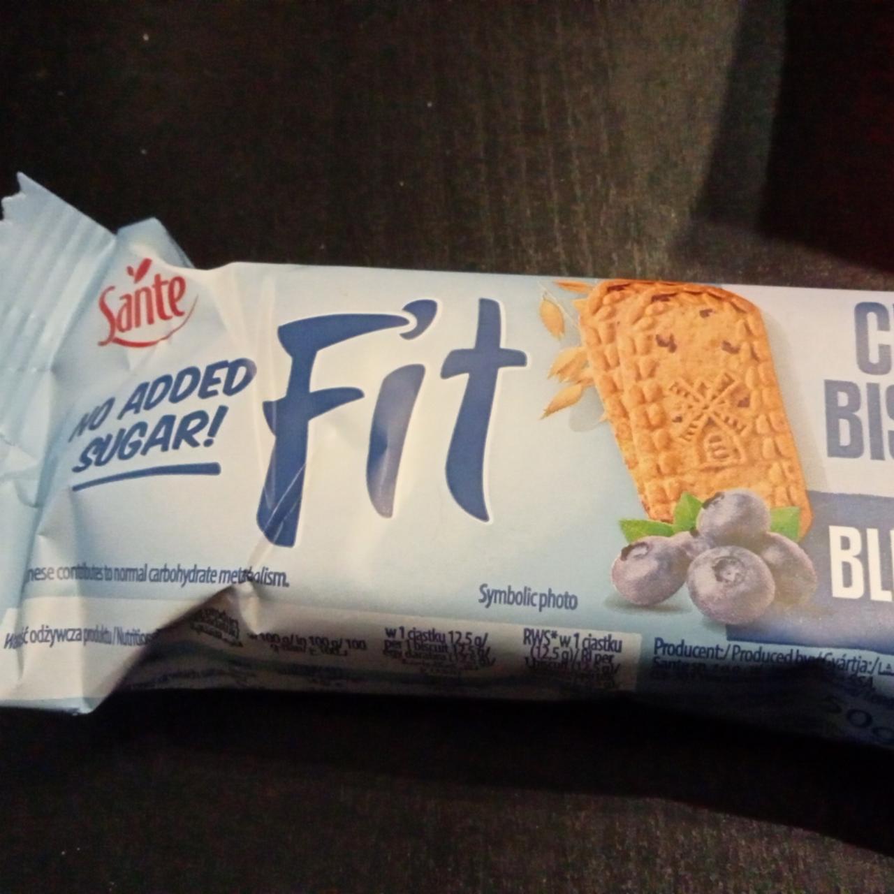 Fotografie - Fit Blueberry Cereal Biscuits Sante