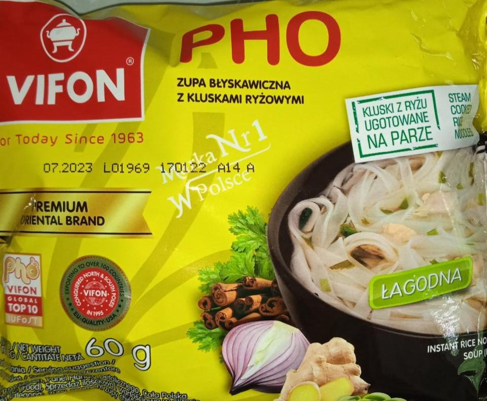 Fotografie - Pho Zupa błyskawiczna z kluskami ryżowymi łagodna Vifon