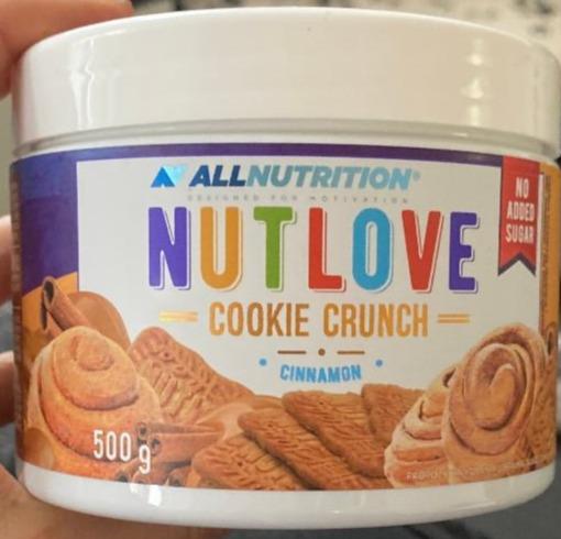Fotografie - NutLove Cookie Crunch Cinnamon Allnutrition