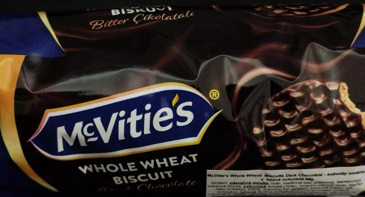 Fotografie - Whole Wheat Biscuit Dark Chocolate McVitie´s