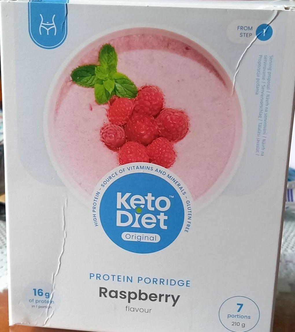 Fotografie - Protein porridge Raspberry flavour KetoDiet