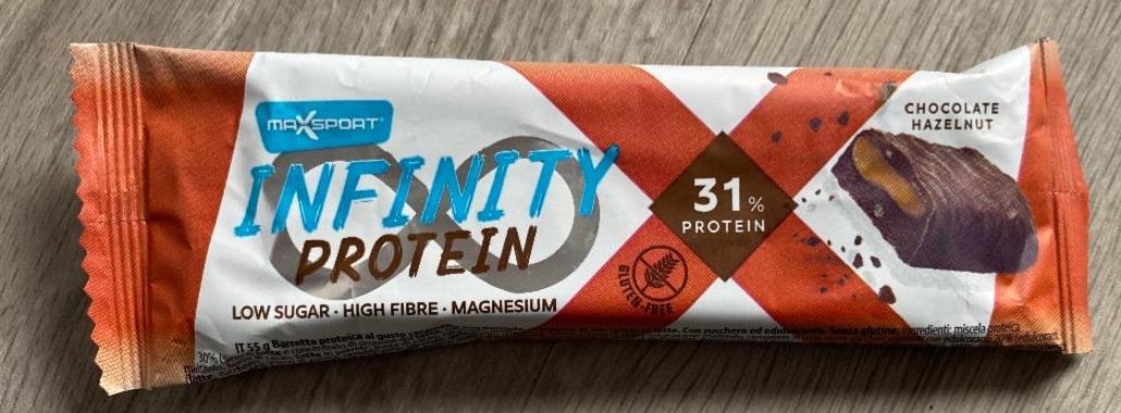 Fotografie - Infinity protein bar chocolate hazelnut MaxSport