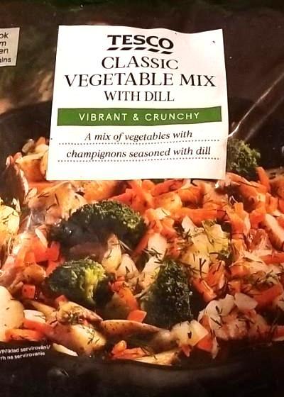 Fotografie - Classic vegetable mix with dill vibrant & crunchy Tesco