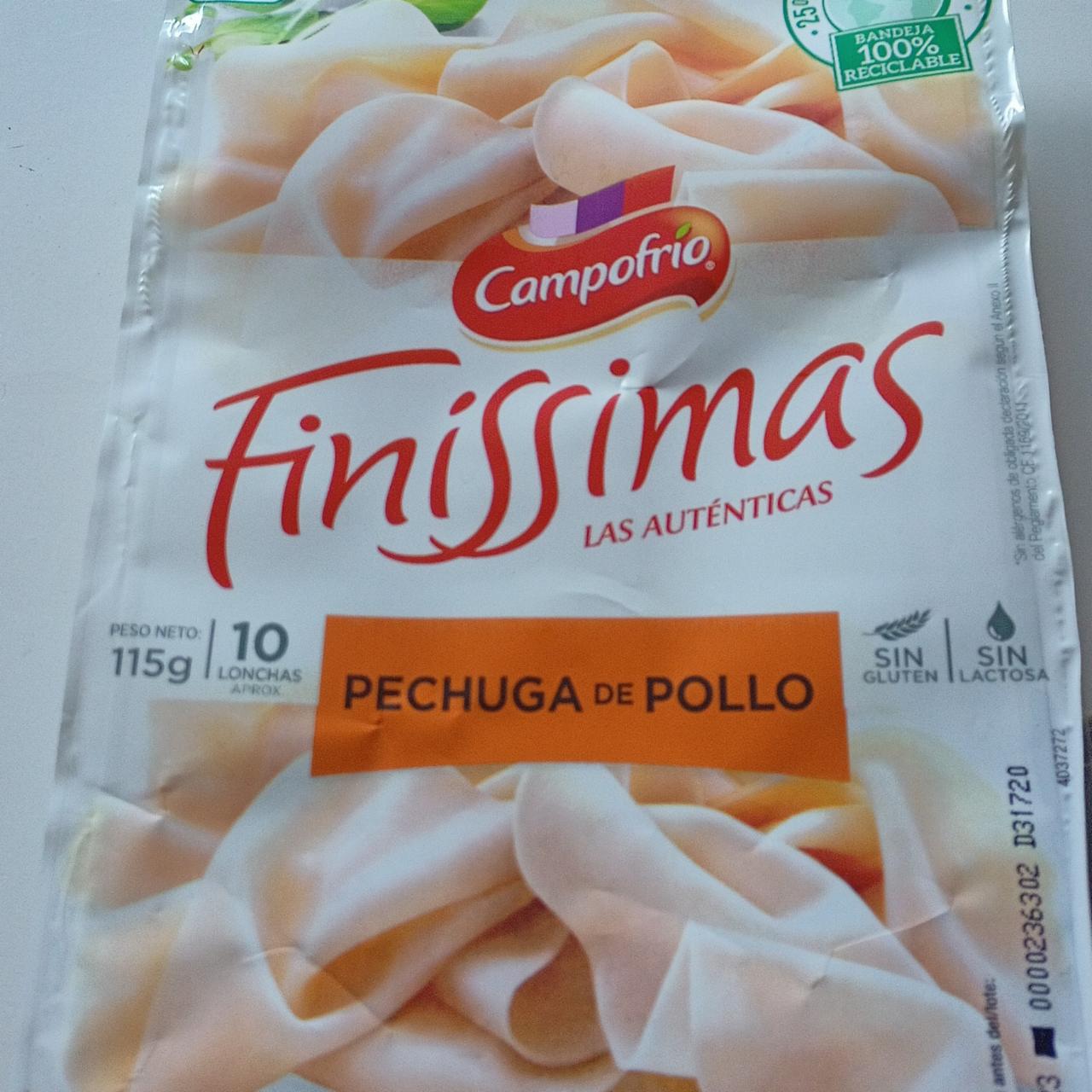 Fotografie - Finissimas Pechuga de Pollo Campofrio