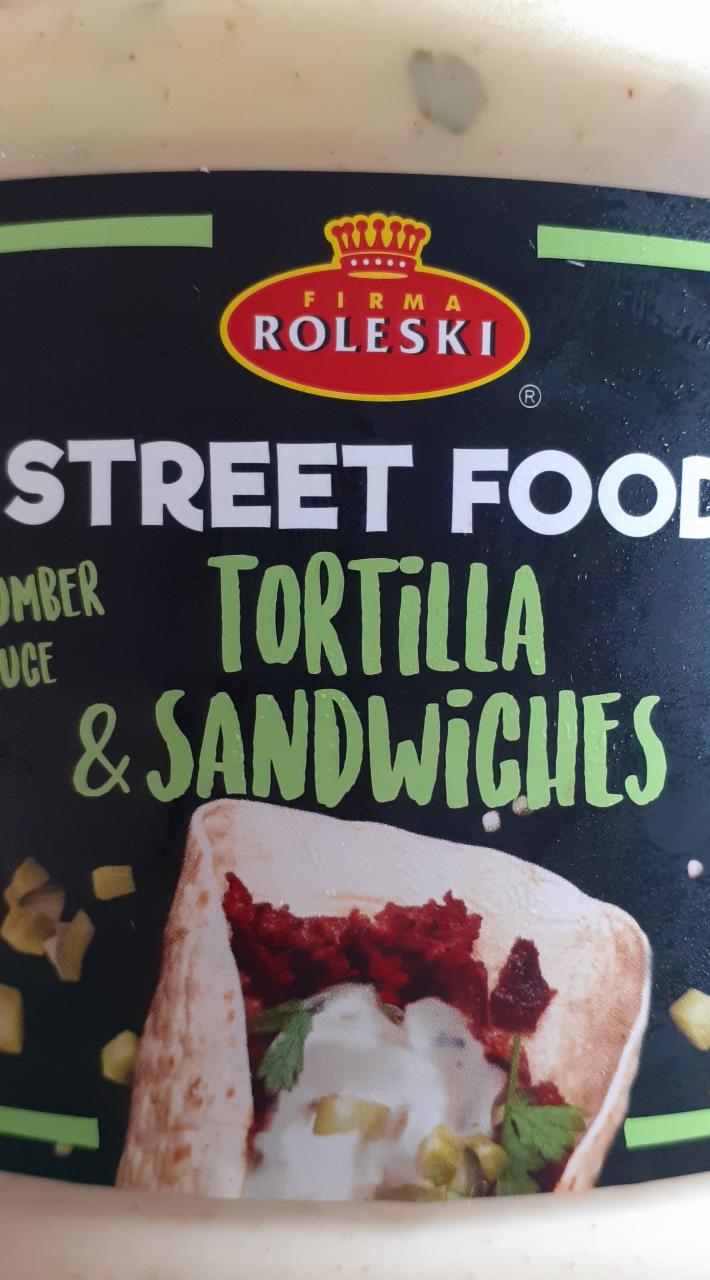 Fotografie - Street Food Tortilla & Sandwiches Cucumber sauce Firma Roleski
