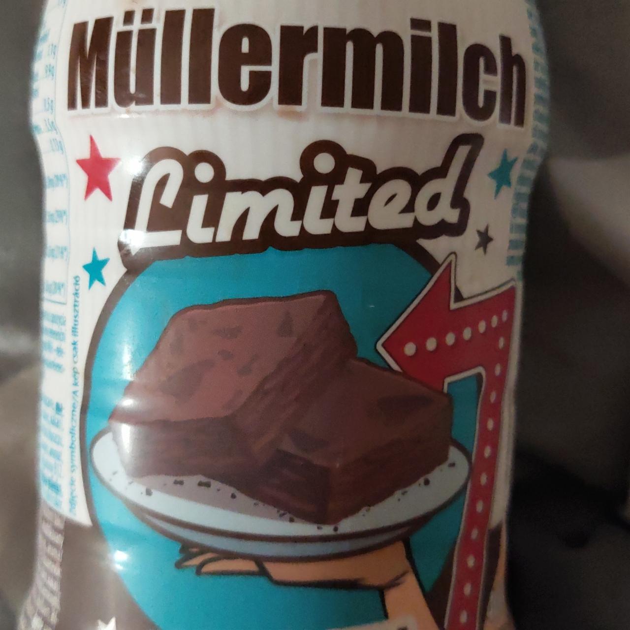 Fotografie - Müllermilch Limited American style Brownie taste Müller