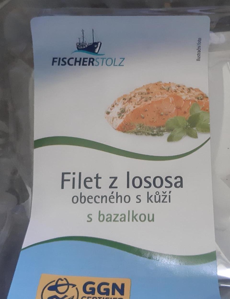 Fotografie - Filet z lososa obecného s kůží s bazalkou FischerStolz