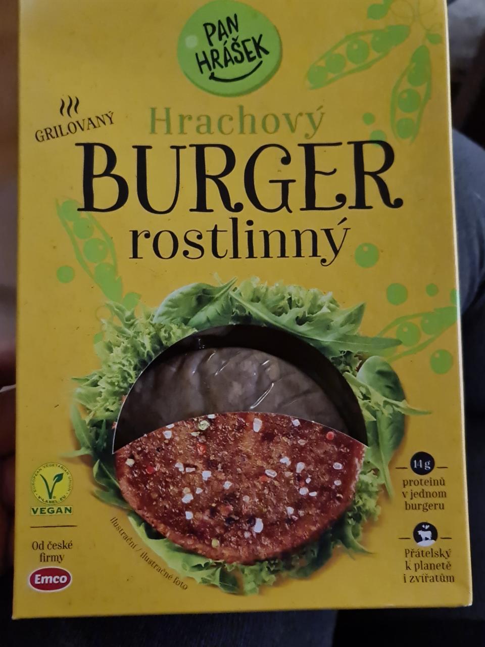 Fotografie - Hrachový burger pan Hrašek