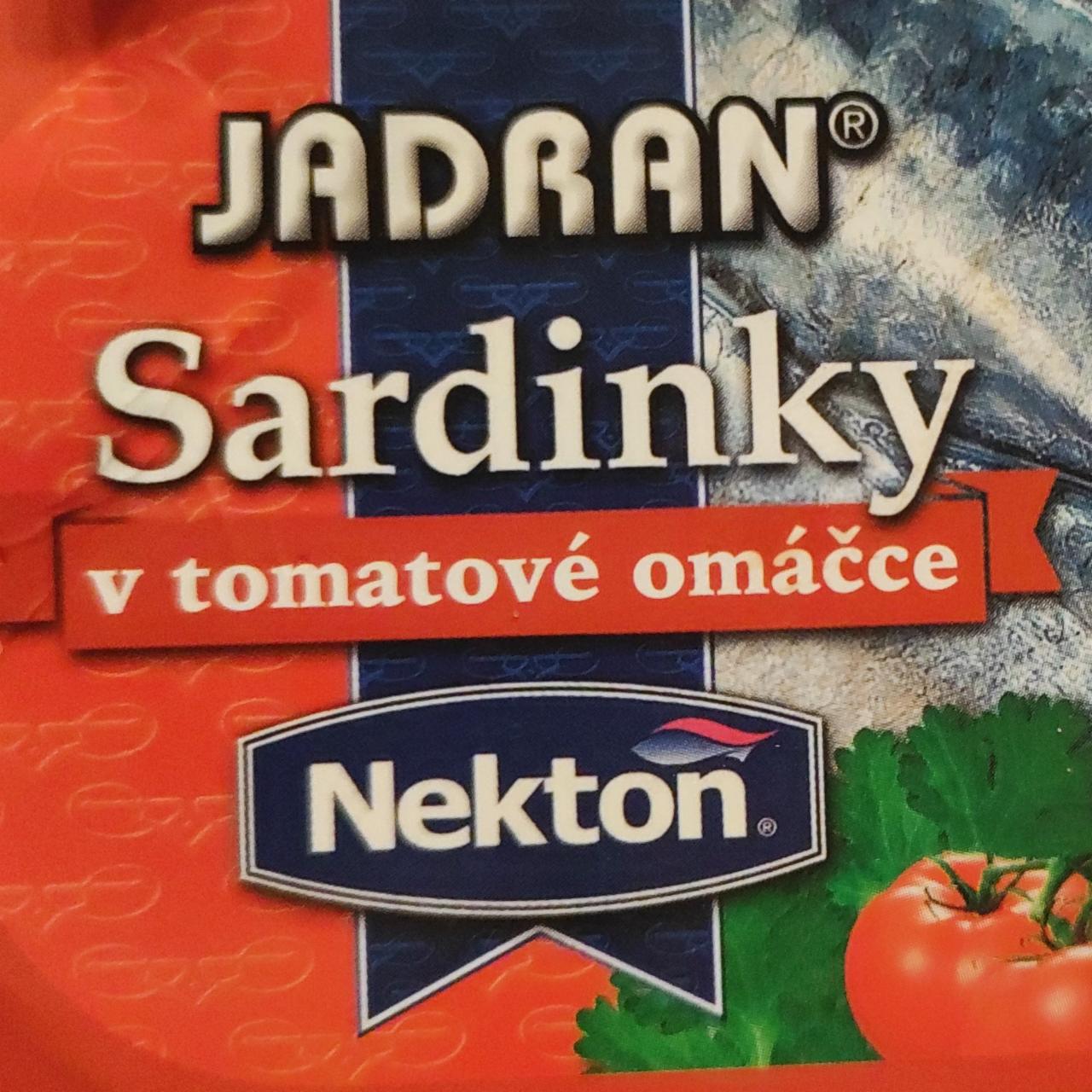 Fotografie - Jadran Sardinky v tomatové omáčce Nekton