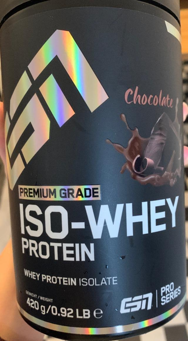 Fotografie - Premium Grade ISO-Whey Protein Chocolate ESN
