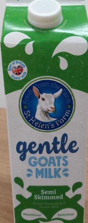 Fotografie - Semi Skimmed Gentle Goats' Milk St Helen's farm