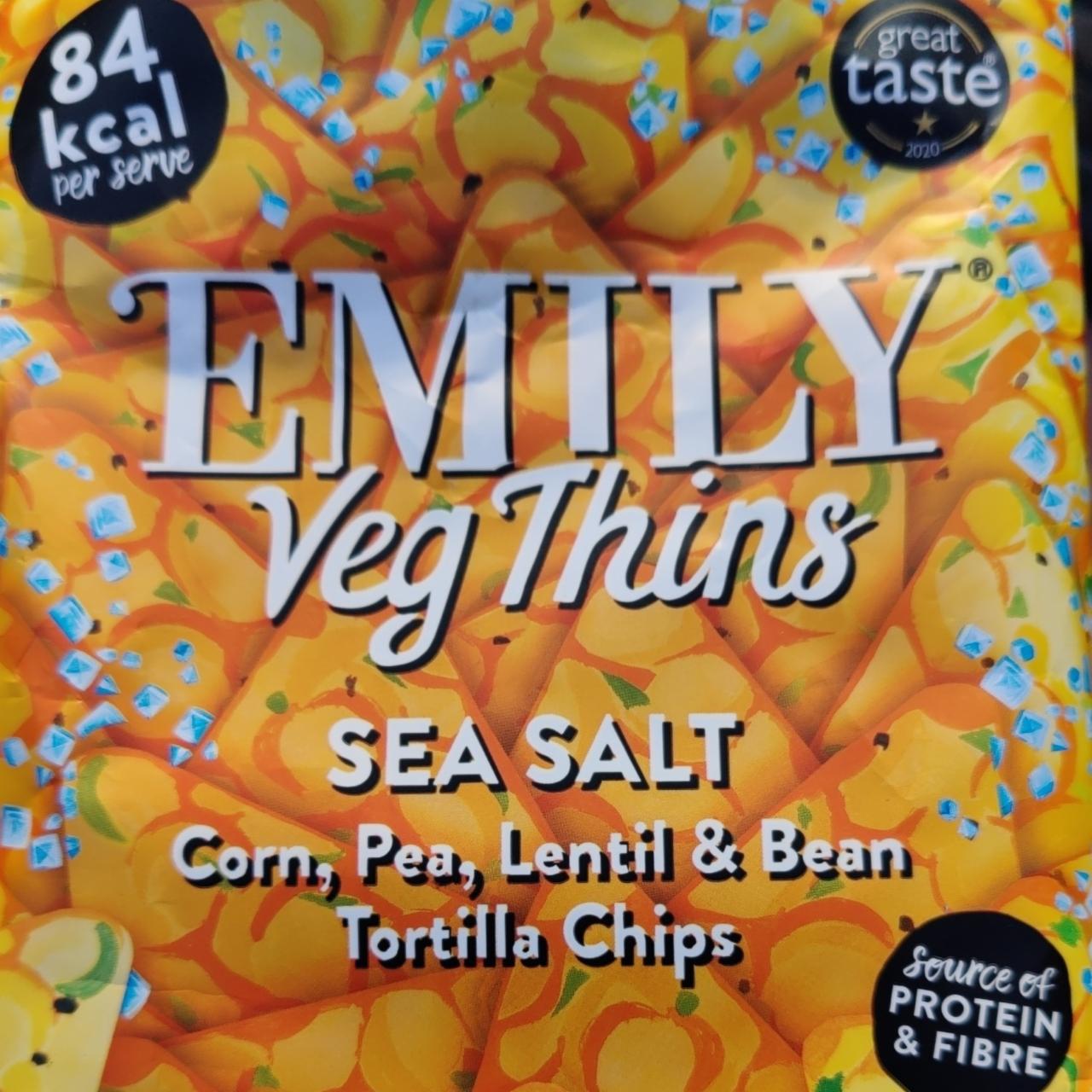 Fotografie - Corn, Pea, Lentil & Bean Tortilla Chips Emily Veg Thins