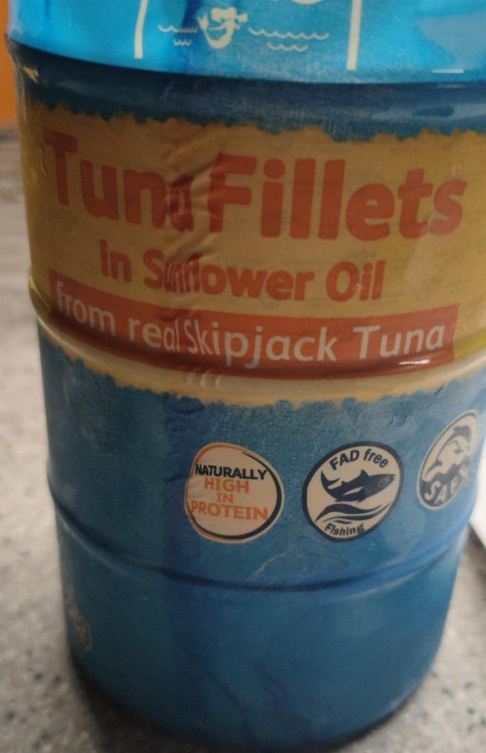 Fotografie - Tuna fillets in Sunflower Oil from real Skipjack Tuna Nixe