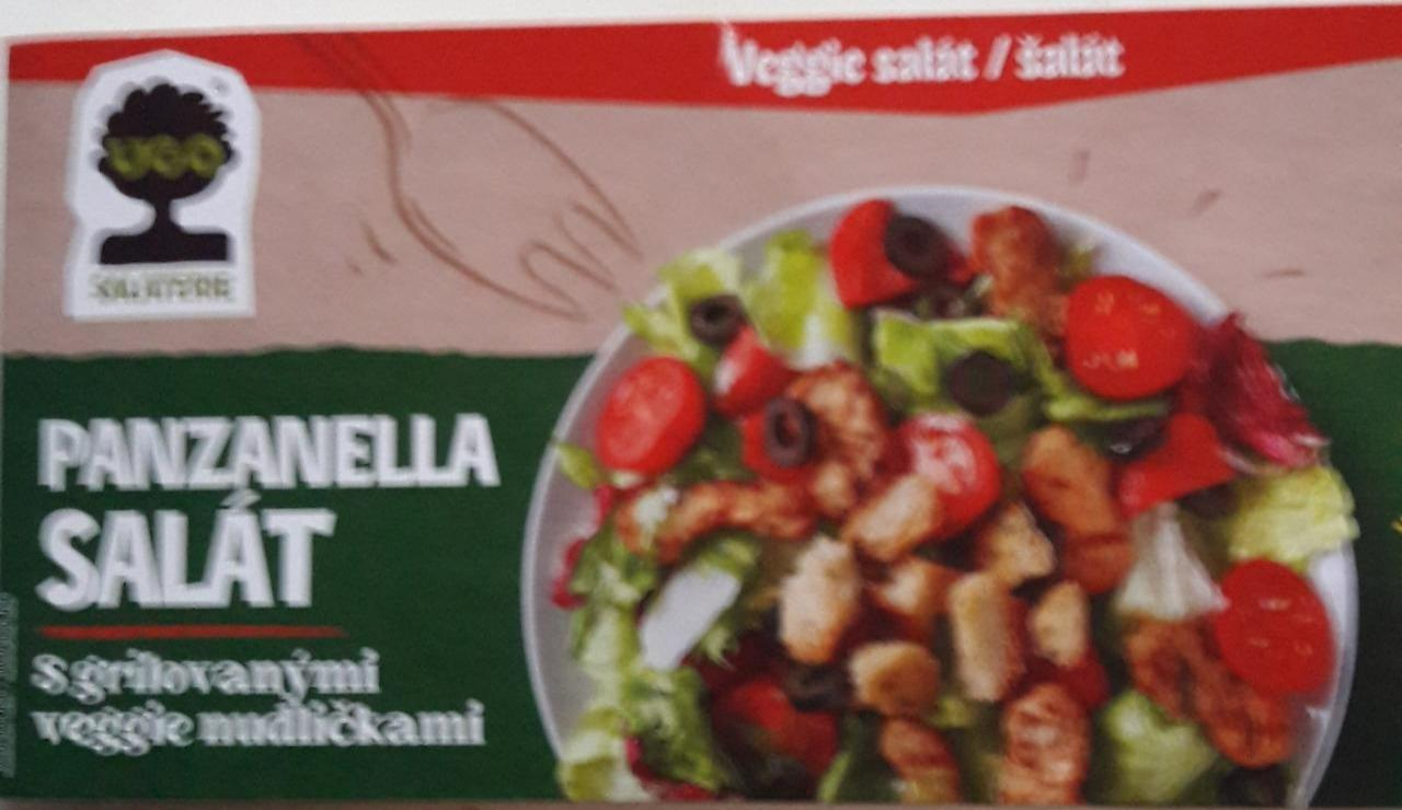 Fotografie - panzanella salát s grilovanými veggie nudličkami Ugo salaterie