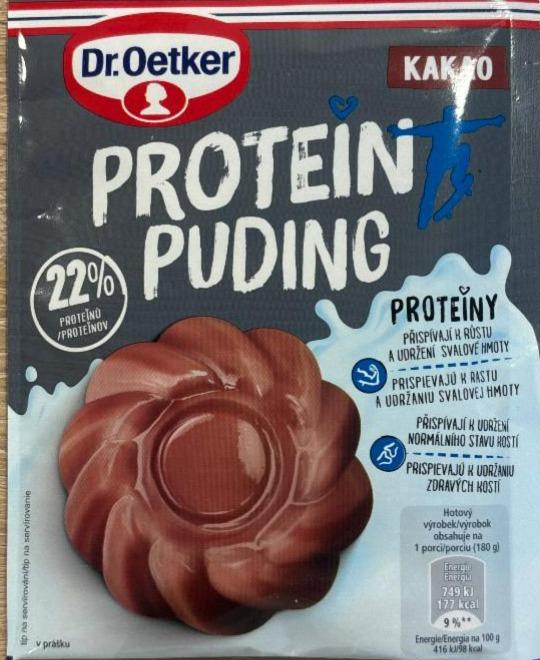 Fotografie - Protein puding kakao v suchém stavu Dr. Oetker