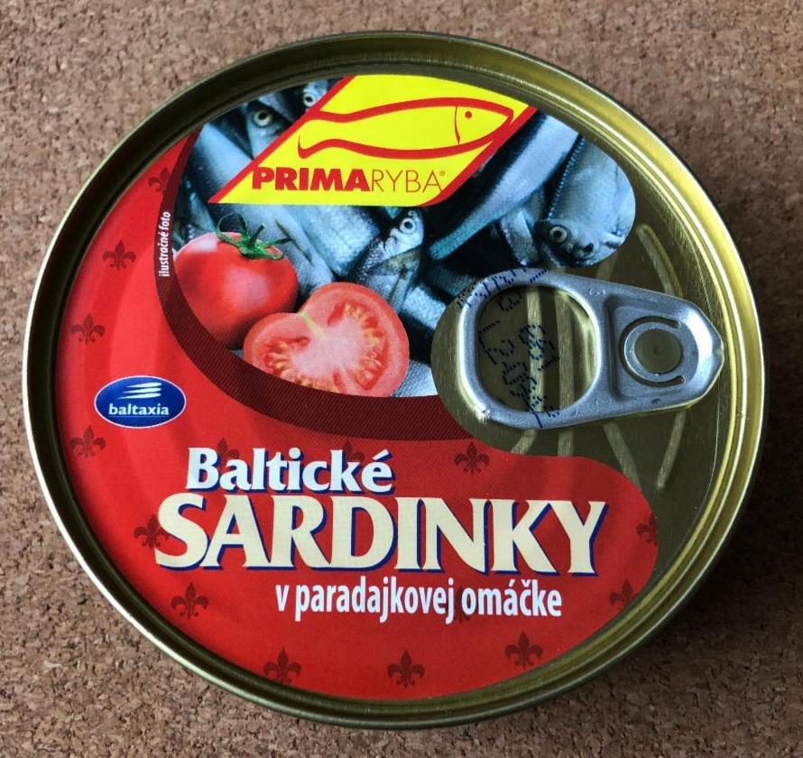 Fotografie - Baltické sardinky v paradajkovej omáčke PRIMA RYBA Baltaxia