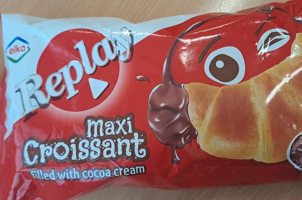 Fotografie - Replay maxi Croissant filled with cocoa cream Elka