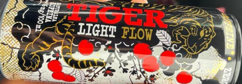 Fotografie - Energy Drink Light Flow Cherry Mix Tiger