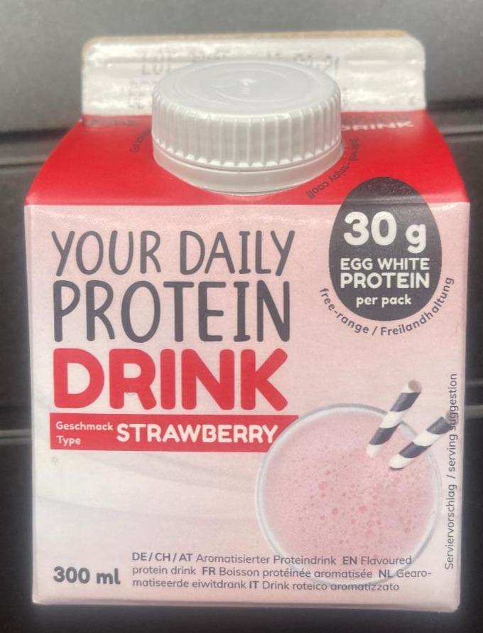 Fotografie - Your daily protein drink Strawberry
