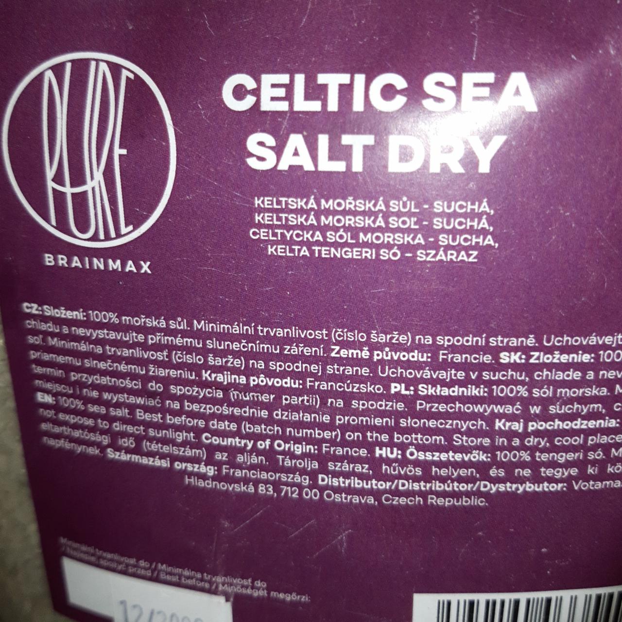 Fotografie - Pure Celtic Sea Salt Dry BrainMax