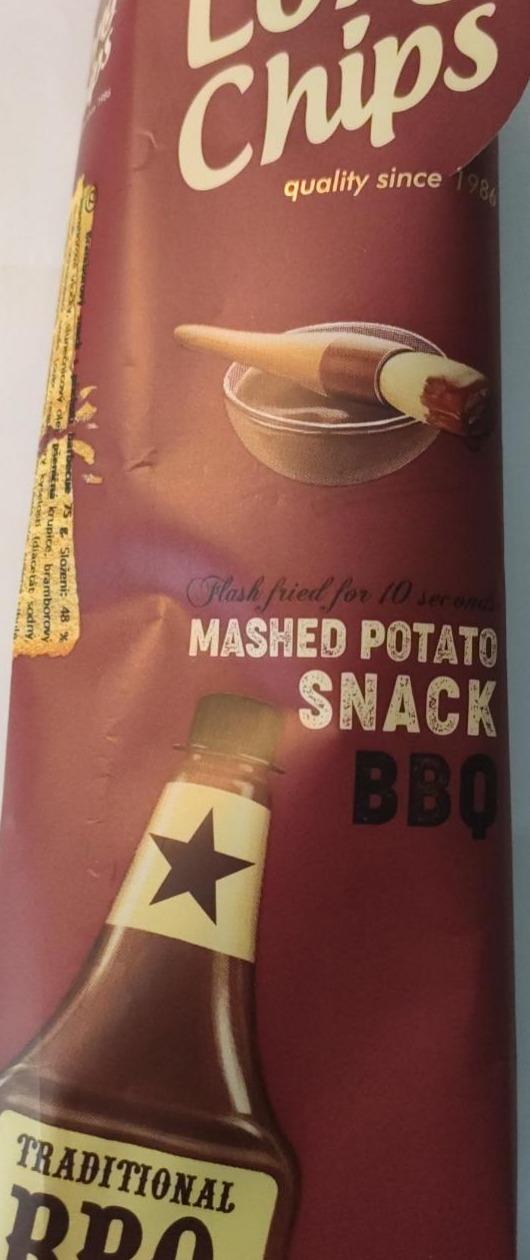 Fotografie - Long Chips mashed potato snack BBQ