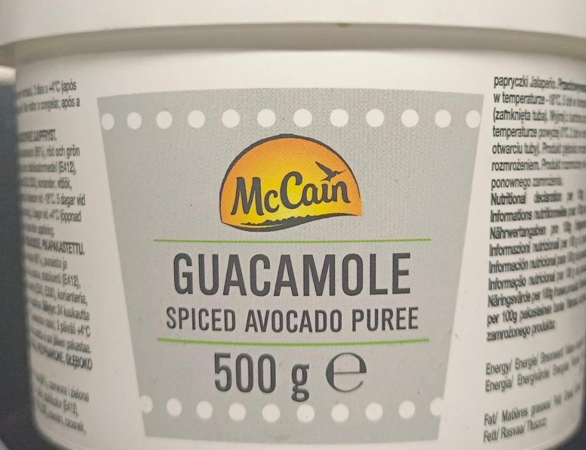 Fotografie - Guacamole apiced avocado puree McCain