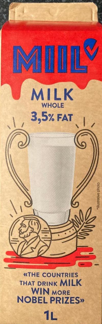 Fotografie - plnotučné mléko 3,5% Miil